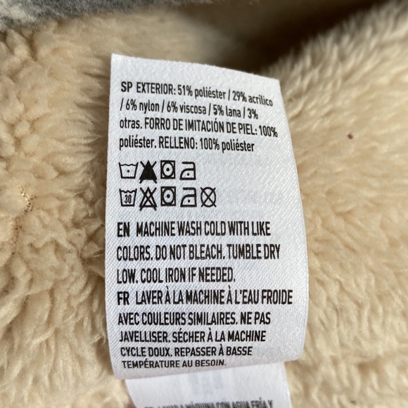 American Eagle Shacket - sherpa lined jacket XS - Picture 9 of 12